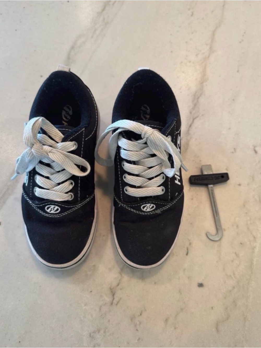 Heelys Kids Black Sneakers with White Accents